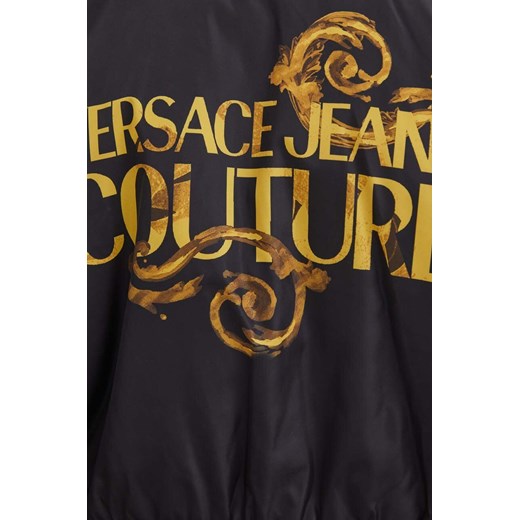 Kurtka damska Versace Jeans na jesień krótka w abstrakcyjnym wzorze 
