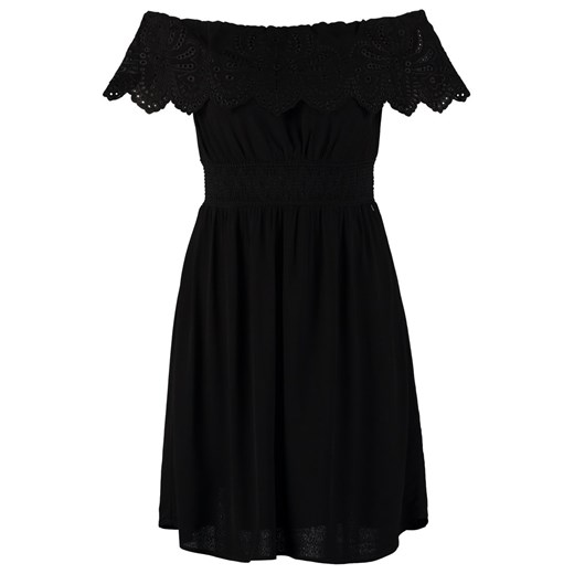 Guess SUE Sukienka letnia noir/jet black zalando czarny abstrakcyjne wzory