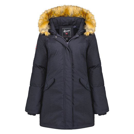 Geographical Norway Parka &quot;Dinasty&quot; w kolorze granatowym ze sklepu Limango Polska w kategorii Kurtki damskie - zdjęcie 166255684