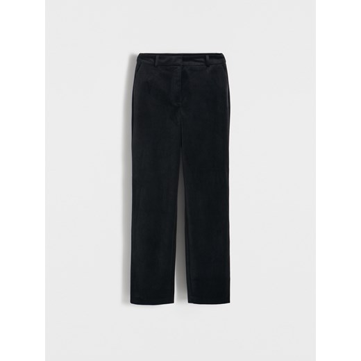Reserved - Welwetowe spodnie - czarny Reserved S Reserved