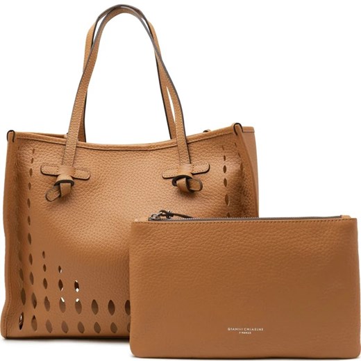 GIANNI CHIARINI Skórzana shopperka + saszetka Gianni Chiarini OS promocja Gomez Fashion Store