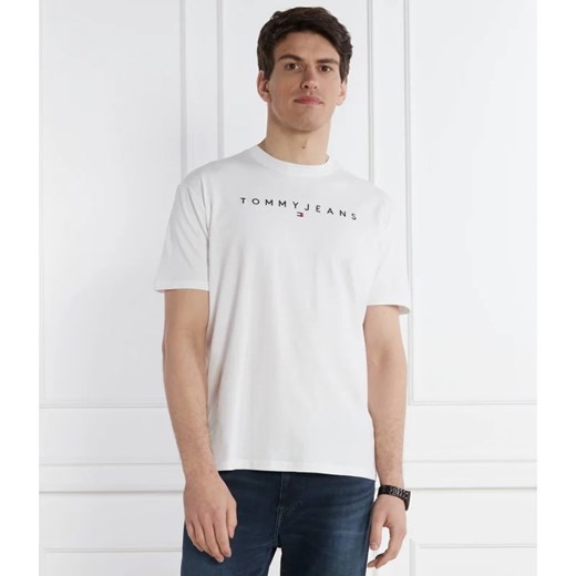 Tommy Jeans T-shirt LINEAR LOGO TEE EXT | Regular Fit Tommy Jeans XXL Gomez Fashion Store