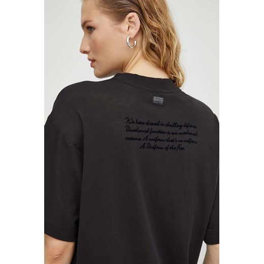 G-Star Raw t-shirt bawełniany damski ze sklepu ANSWEAR.com w kategorii Bluzki damskie - zdjęcie 166263323