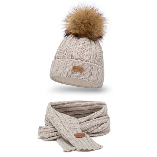PaMaMi Cerinthe Warm2Pack ze sklepu JK-Collection w kategorii Komplety czapka i szalik damskie - zdjęcie 166263484