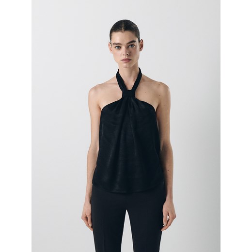 Reserved - Bluzka z odsłoniętymi ramionami - czarny ze sklepu Reserved w kategorii Bluzki damskie - zdjęcie 166265683