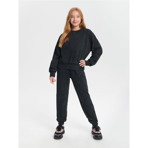 Sinsay - Komplet: bluza i spodnie - czarny ze sklepu Sinsay w kategorii Dresy dziewczęce - zdjęcie 166266743