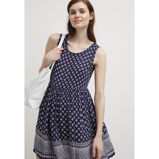 New Look AMARIS Sukienka letnia blue pattern zalando szary Odzież
