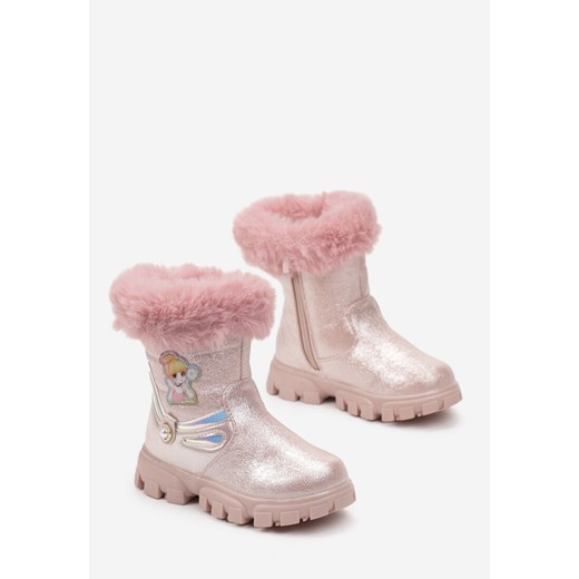 Born2be buty zimowe dziecięce na zimę z zamkiem 
