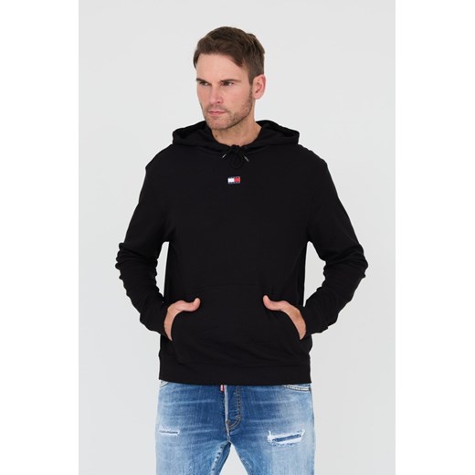 TOMMY JEANS Czarna bluza z kapturem, Rozmiar XL ze sklepu outfit.pl w kategorii Bluzy męskie - zdjęcie 166281872