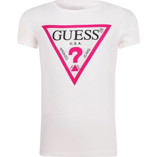 Guess T-shirt | Regular Fit ze sklepu Gomez Fashion Store w kategorii Bluzki dziewczęce - zdjęcie 166283961