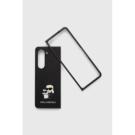 Karl Lagerfeld etui na telefon Samsung Galaxy Z Fold5 F946 kolor czarny Karl Lagerfeld ONE ANSWEAR.com