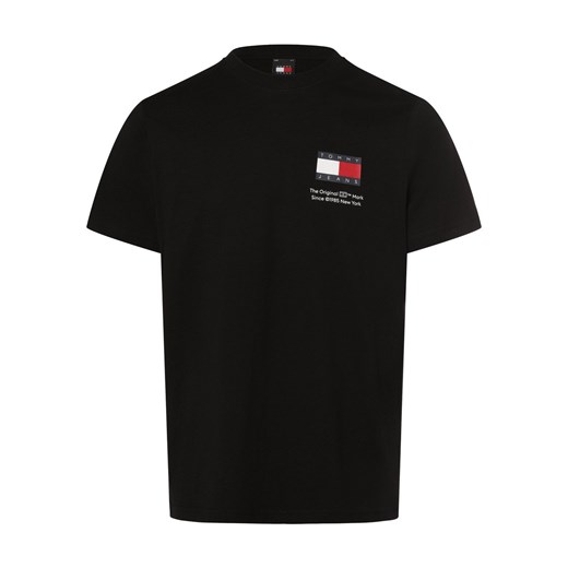 Tommy Jeans T-shirt męski Mężczyźni Bawełna czarny jednolity Tommy Jeans M vangraaf