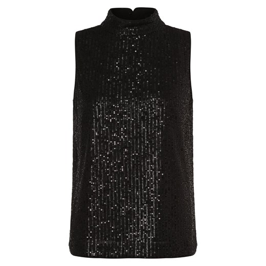 comma Top damski Kobiety Sztuczne włókno czarny jednolity 42 vangraaf