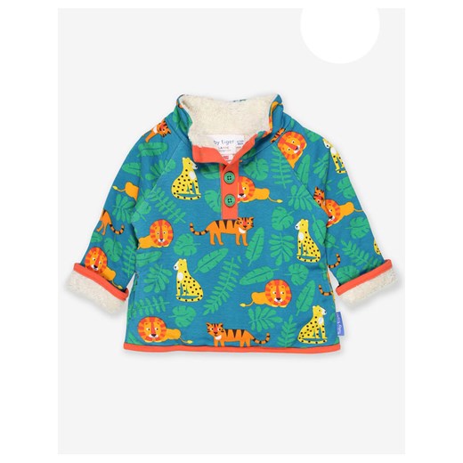 Toby Tiger Bluza polarowa w kolorze zielonym ze sklepu Limango Polska w kategorii Bluzy i swetry - zdjęcie 166292310
