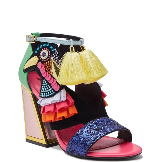 Kat Maconie Skórzane sandały na słupku Kat Maconie 40 promocja Gomez Fashion Store
