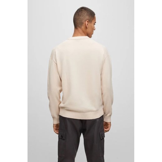 HUGO Wełniany sweter San Cassio-L | Regular Fit S wyprzedaż Gomez Fashion Store