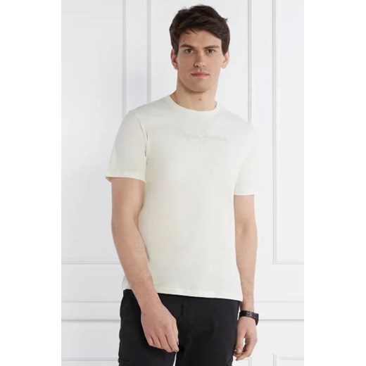 T-shirt męski Pepe Jeans biały