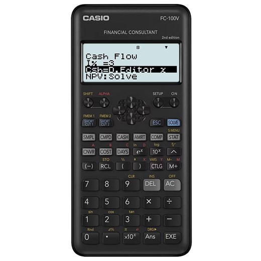 Kalkulator Finansowy CASIO FC-100V-2 ze sklepu happytime.com.pl w kategorii Akcesoria biurowe - zdjęcie 166295683