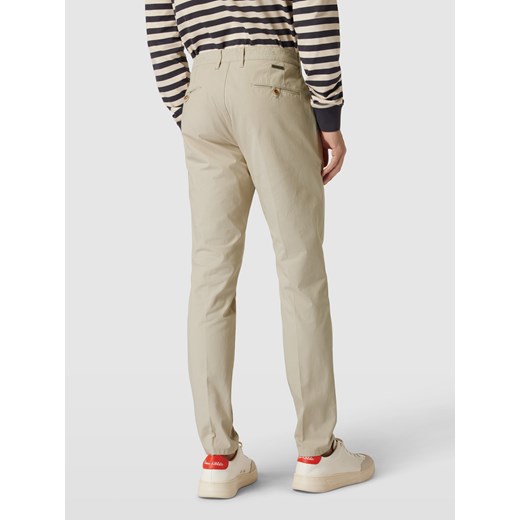 Chinosy o kroju slim fit z bocznymi,wpuszczanymi kieszeniami model ‘ROB’ Alberto 34/34 Peek&Cloppenburg