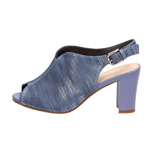 Niebieskie sandały damskie Sergio Leone Sk812 ze sklepu suzana.pl w kategorii Sandały damskie - zdjęcie 166301493