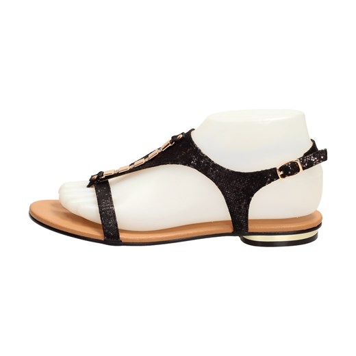 Czarne sandały, japonki damskie Vinceza 17128 ze sklepu suzana.pl w kategorii Sandały damskie - zdjęcie 166302234