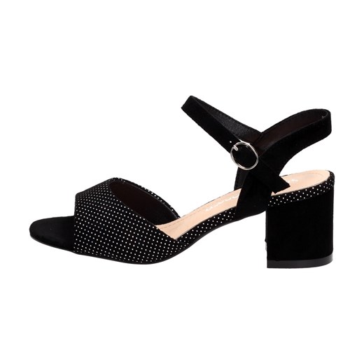 Czarne sandały damskie Sergio Leone Sk827 Mic ze sklepu suzana.pl w kategorii Sandały damskie - zdjęcie 166305100