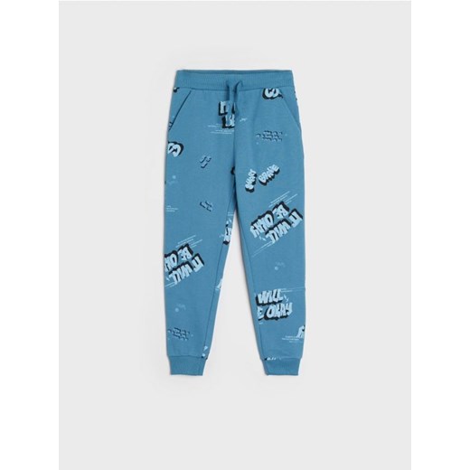 Sinsay - Spodnie dresowe jogger - niebieski ze sklepu Sinsay w kategorii Spodnie chłopięce - zdjęcie 166316070