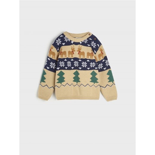 Sinsay - Sweter - beżowy ze sklepu Sinsay w kategorii Bluzy i swetry - zdjęcie 166316531