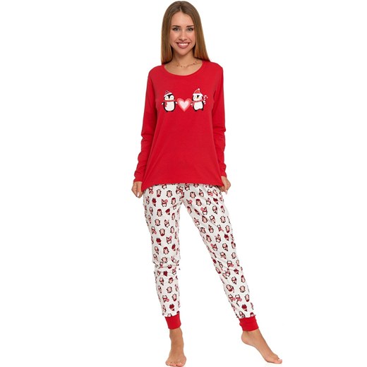 Moraj piżama świąteczna damska PDD4800-005, Kolor czerwony, Rozmiar XL, Moraj ze sklepu Intymna w kategorii Piżamy damskie - zdjęcie 166317752
