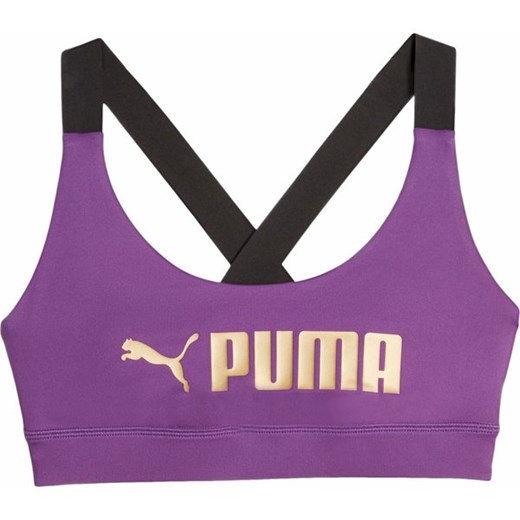 Biustonosz sportowy damski Mid Impact Fit Bra Puma ze sklepu SPORT-SHOP.pl w kategorii Biustonosze - zdjęcie 166321602