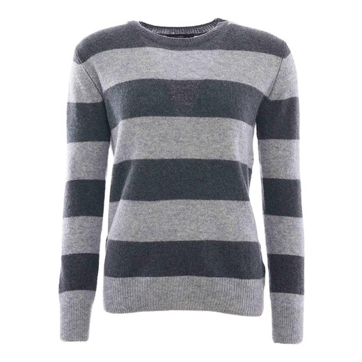 Zwillingsherz Kaszmirowy sweter w kolorze jasnoszaro-antracytowym ze sklepu Limango Polska w kategorii Swetry damskie - zdjęcie 166322742