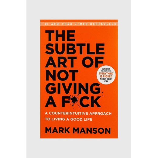 Książka The subtle art of not giving a F*ck, Mark Manson, English ze sklepu ANSWEAR.com w kategorii Książki - zdjęcie 166325550