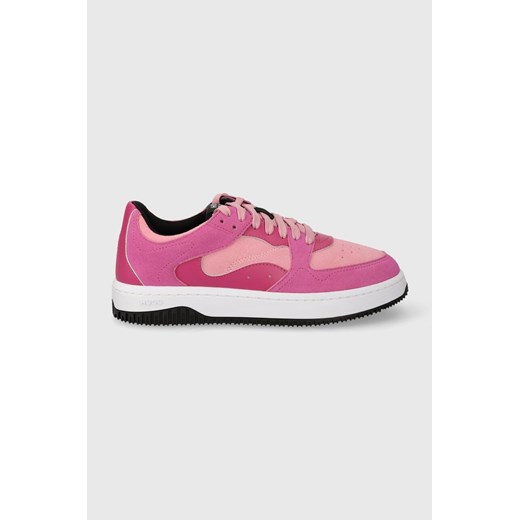 HUGO sneakersy Kilian kolor różowy 50513185 ze sklepu ANSWEAR.com w kategorii Buty sportowe damskie - zdjęcie 166326233