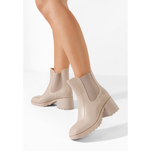 Beżowe kalosze Methia Zapatos 39 okazja Zapatos