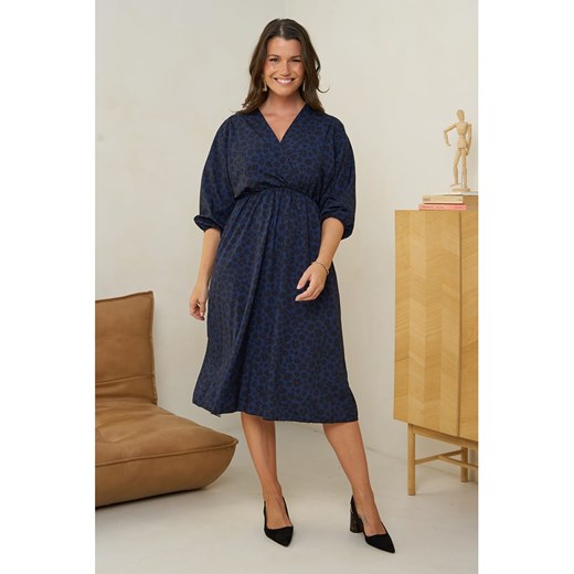 Curvy Lady Sukienka w kolorze granatowym ze sklepu Limango Polska w kategorii Sukienki - zdjęcie 166366761