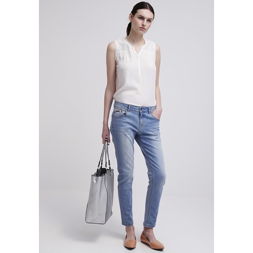 Opus LISENKA Jeansy Relaxed fit sky blue zalando bialy fit