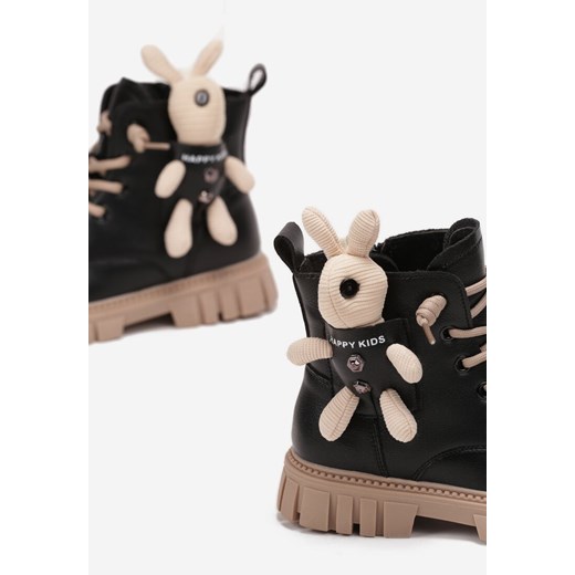 Buty zimowe dziecięce Born2be sznurowane 