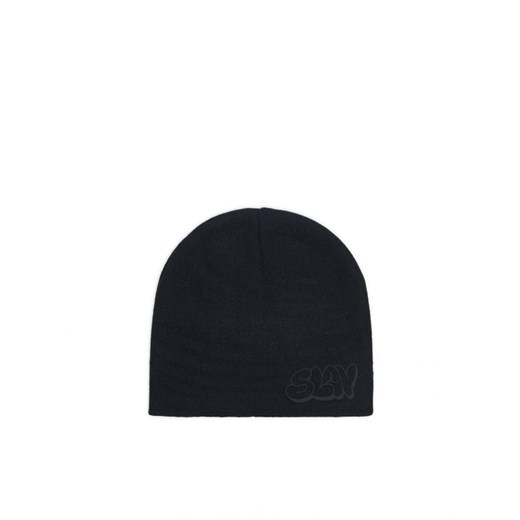 Cropp - Czarna dzianinowa czapka - czarny ze sklepu Cropp w kategorii Czapki zimowe męskie - zdjęcie 166369371
