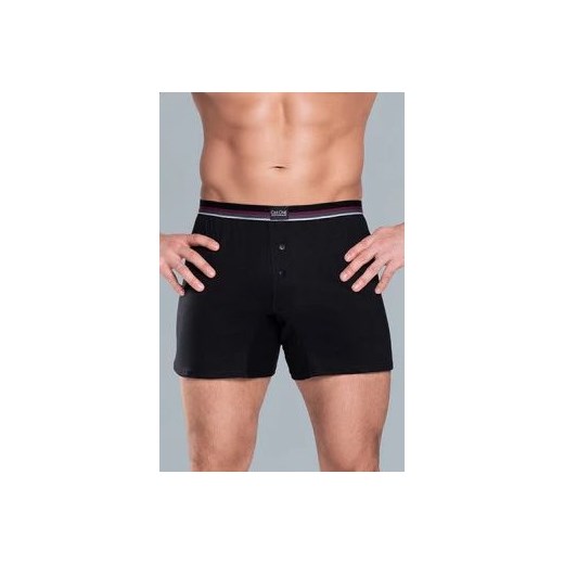 Luźne czarne bokserki męskie Logan, Kolor czarny, Rozmiar M, Gee One ze sklepu Intymna w kategorii Majtki męskie - zdjęcie 166373540