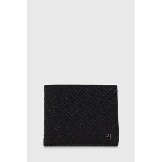 Tommy Hilfiger portfel skórzany męski kolor czarny AM0AM11846 ze sklepu ANSWEAR.com w kategorii Portfele męskie - zdjęcie 166375174
