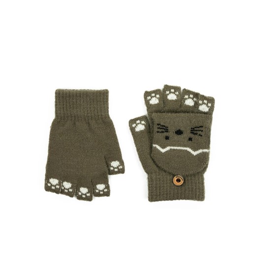 Rękawiczki dziecięce Warm kittens ze sklepu JK-Collection w kategorii Rękawiczki dziecięce - zdjęcie 166376273