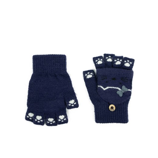 Rękawiczki dziecięce Warm kittens ze sklepu JK-Collection w kategorii Rękawiczki dziecięce - zdjęcie 166376292