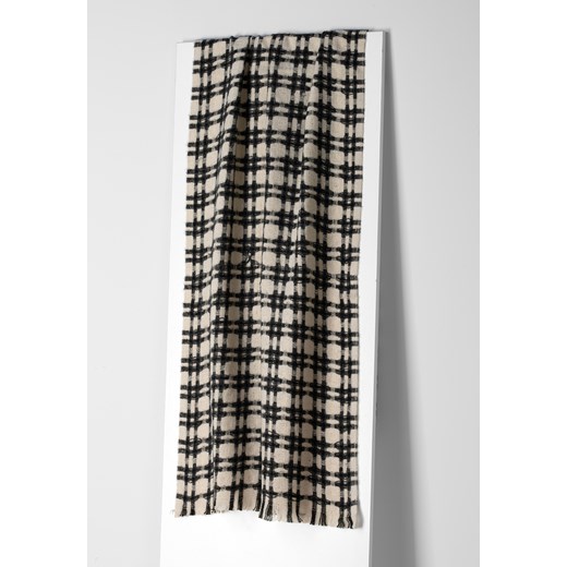 Ciepły beżowy szal w print Molton ONE SIZE Molton wyprzedaż