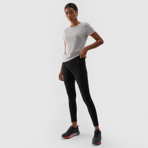 Damskie legginsy trekkingowe 4F 4FAW23TFTRF404 - czarny XL promocyjna cena Sportstylestory.com