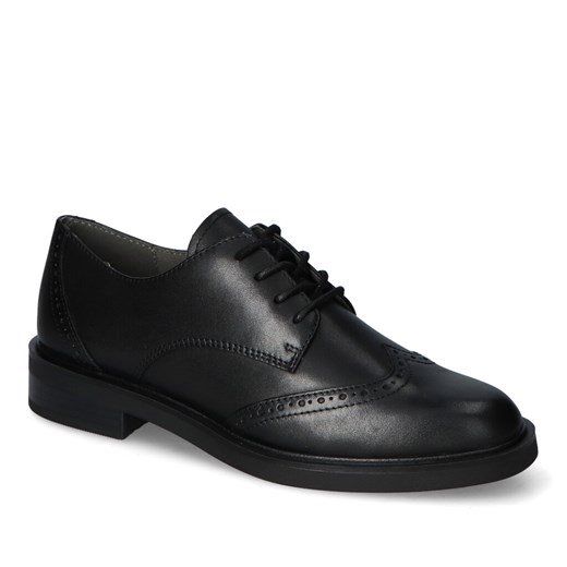 Oxfordy Caprice 9-23201-41/022 Czarne lico ze sklepu Arturo-obuwie w kategorii Półbuty damskie - zdjęcie 166388910