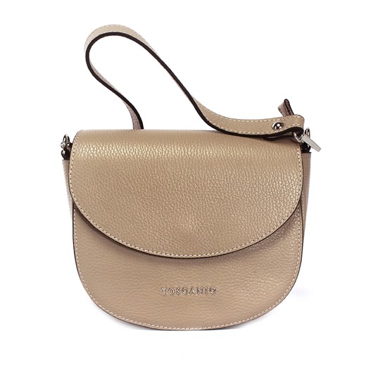 Beżowa listonoszka Domeno matowa na ramię 