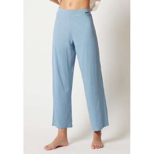 Spodnie damskie z bambusa Skiny niebieskie 080776 ze sklepu piubiu_pl w kategorii Piżamy damskie - zdjęcie 166389651