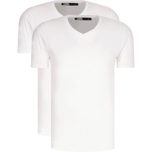 T-shirt męski Karl Lagerfeld z krótkimi rękawami biały 