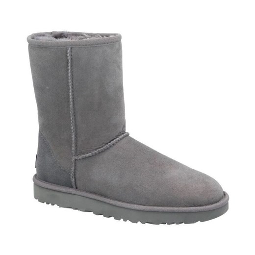 UGG Skórzane śniegowce W Classic Short II | z dodatkiem wełny 40 Gomez Fashion Store