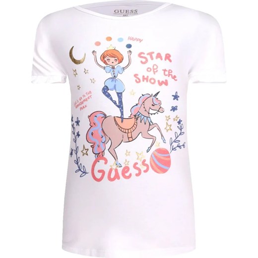 Guess T-shirt | Regular Fit ze sklepu Gomez Fashion Store w kategorii Bluzki dziewczęce - zdjęcie 166418621
